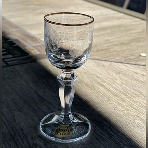 Bohemian Crystal liqueur glassware 30ml